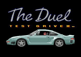 The Duel: Test Drive II screenshot 2 for Sega Mega Drive